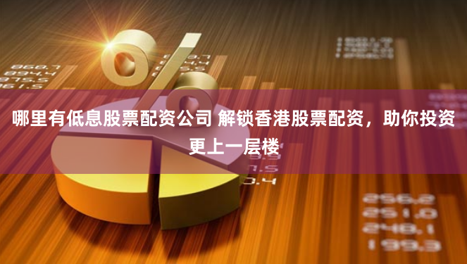 哪里有低息股票配资公司 解锁香港股票配资，助你投资更上一层楼